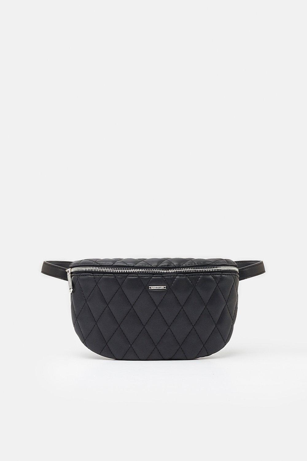 karen millen black quilted bag