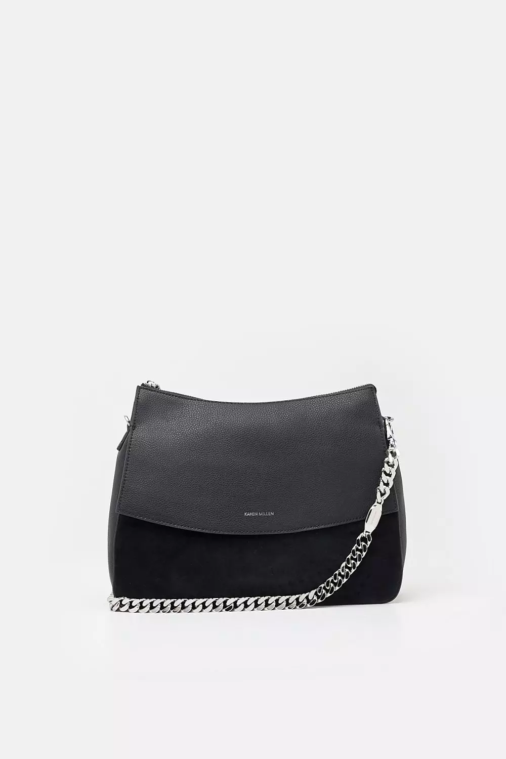 Karen millen black quilted bag hot sale