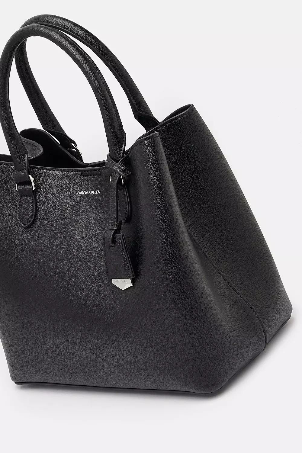 Faux Leather Mini Bucket Bag Karen Millen