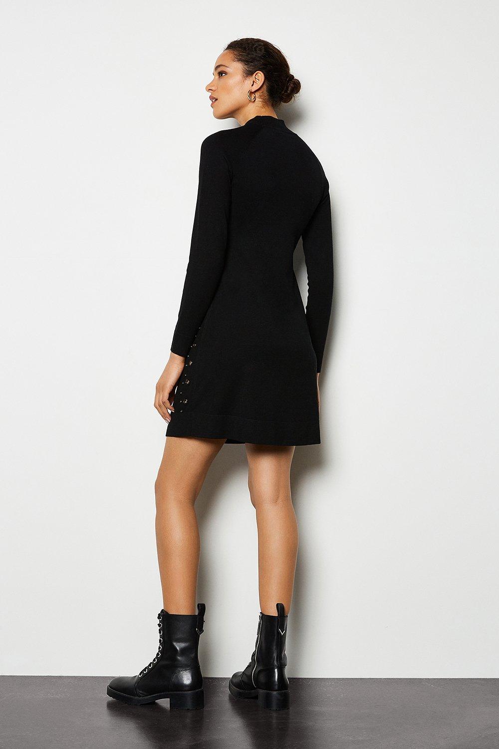 karen millen embellished knit dress