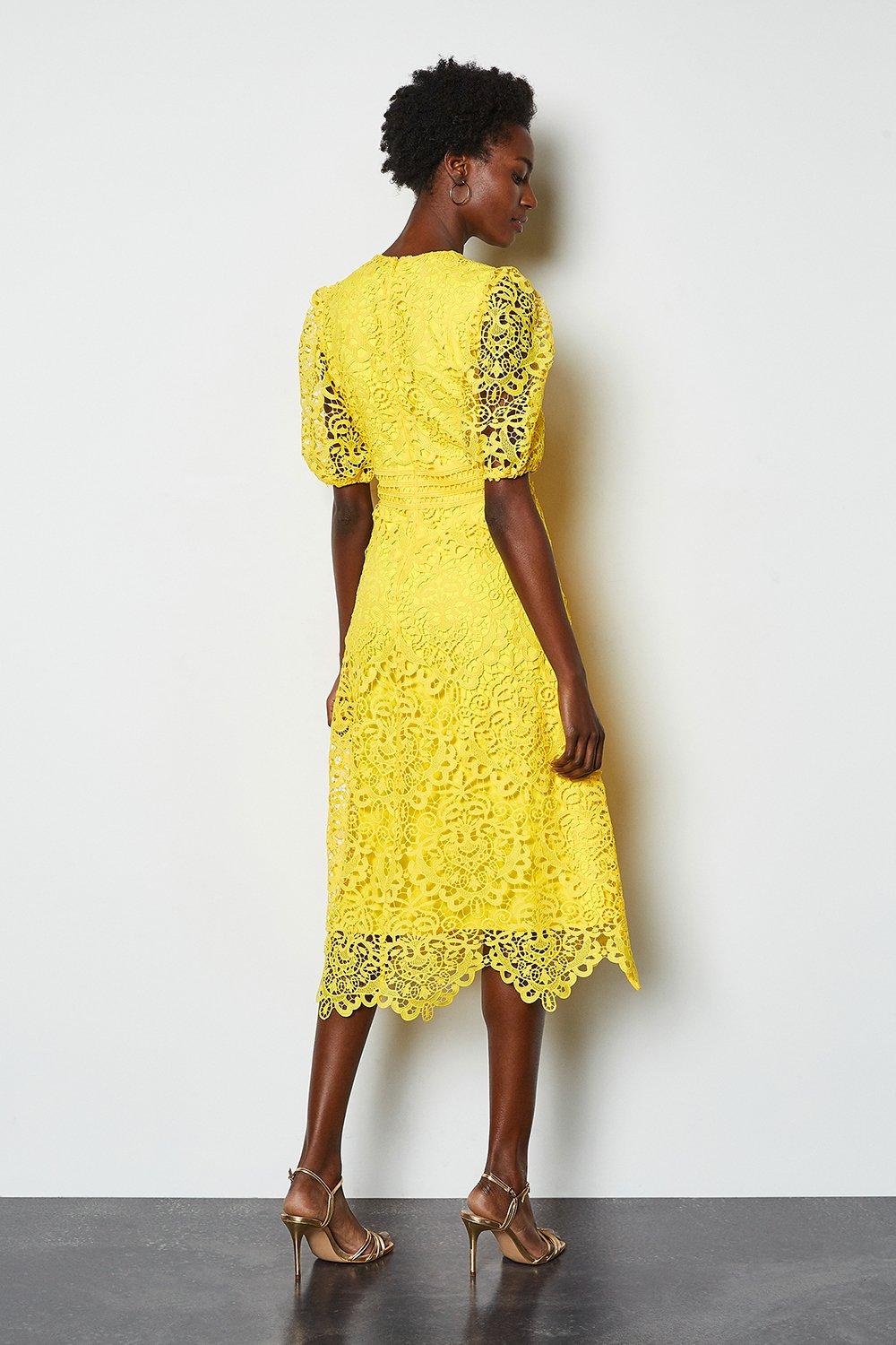 karen millen lace midi dress