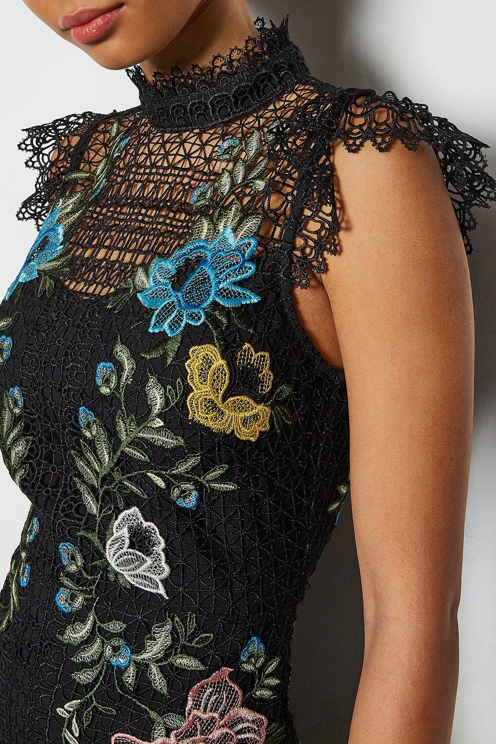 karen millen chemical lace dress