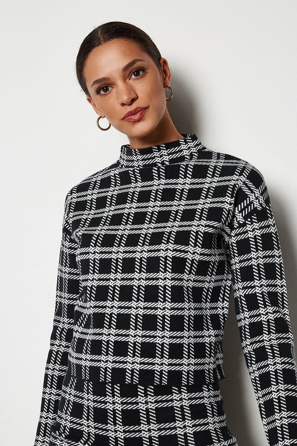 karen millen check dress