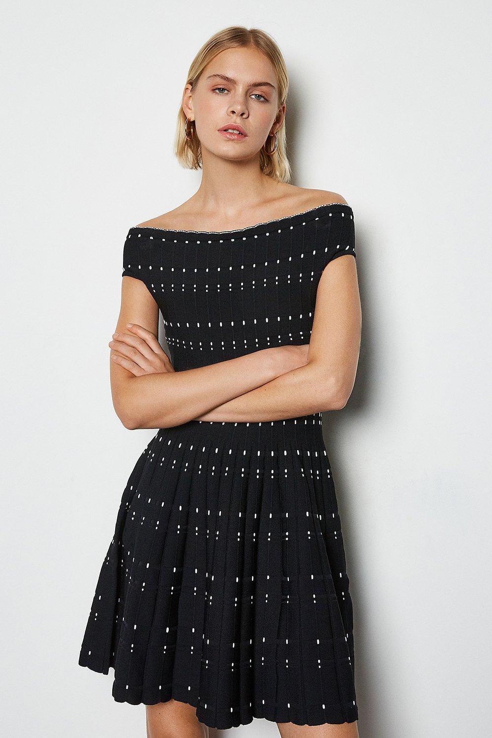 karen millen bardot dress