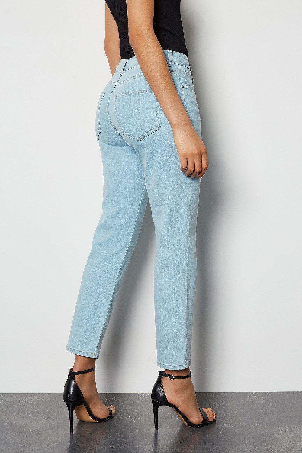light blue bleached jeans