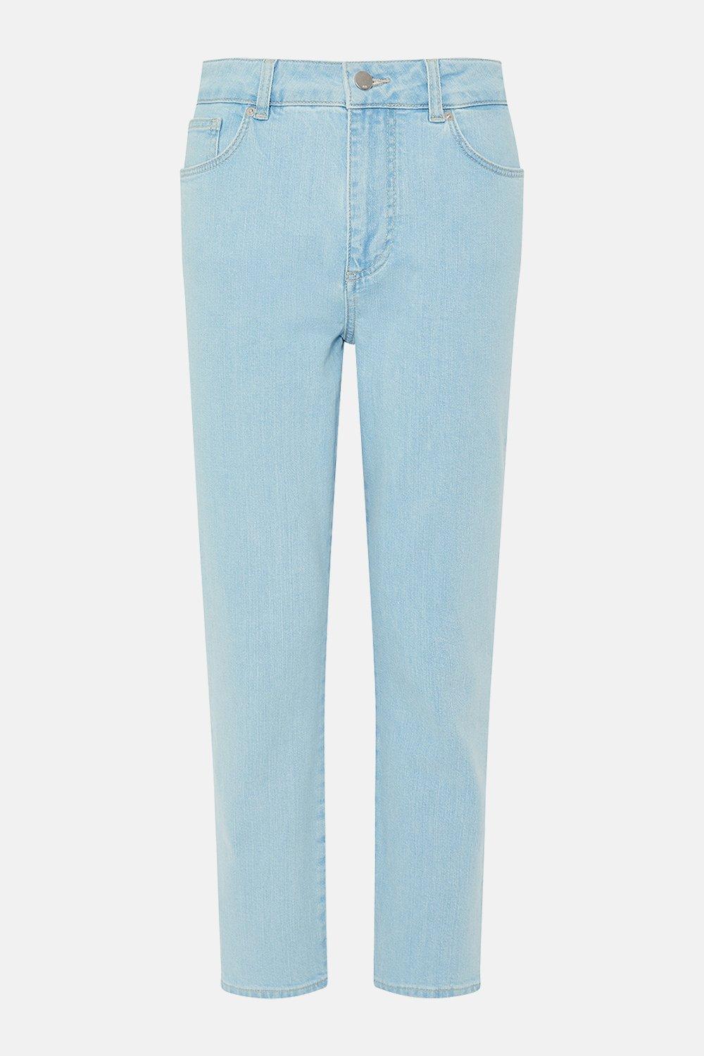 light blue bleached jeans