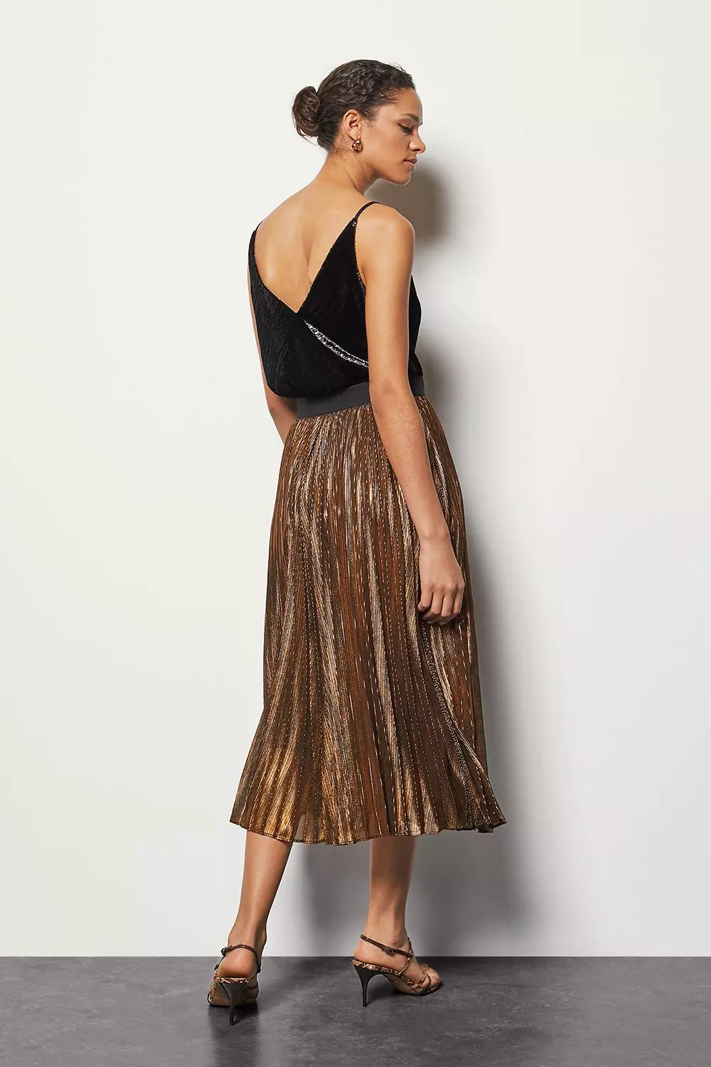 Metallic Skirt | Karen Millen