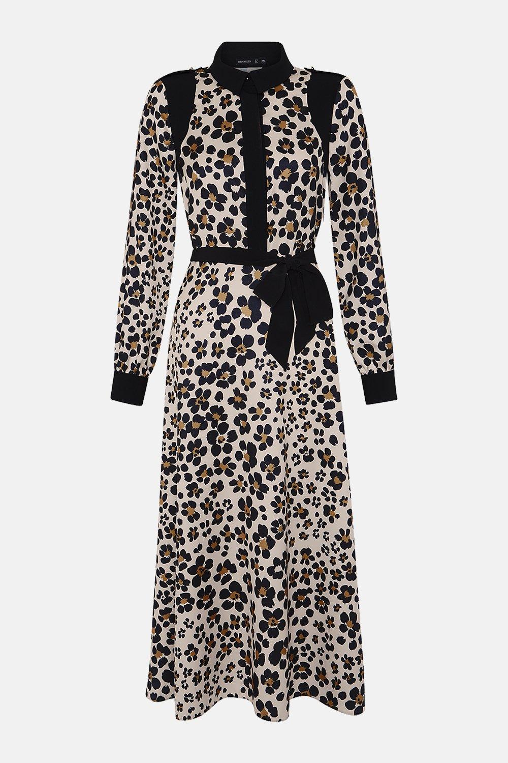 karen millen leopard dress