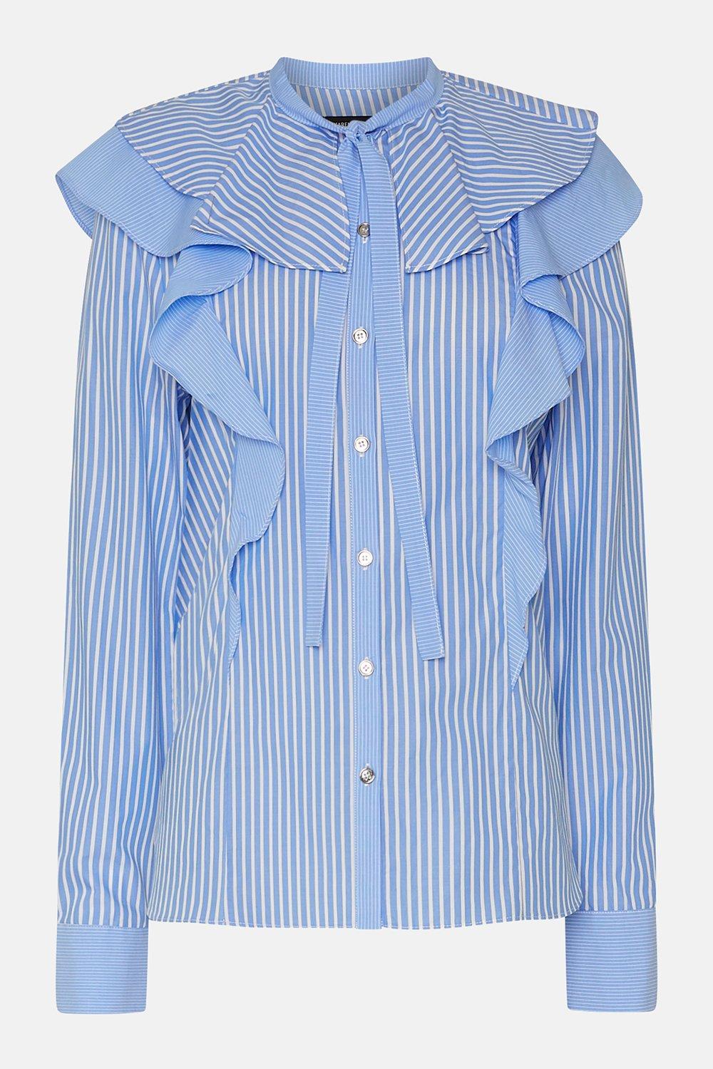 cotton ruffle blouse