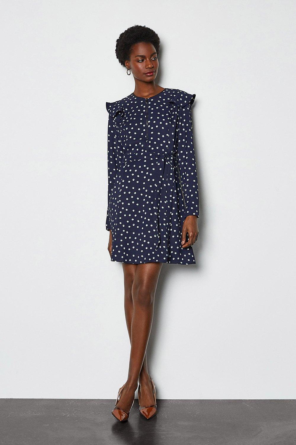 karen millen long sleeve dress