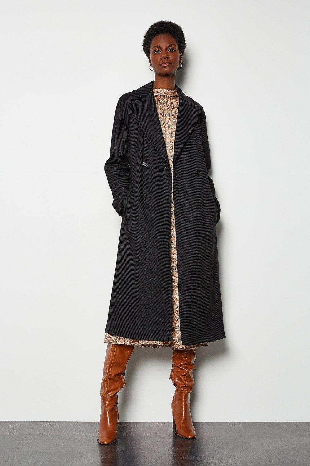 karen millen wrap coat