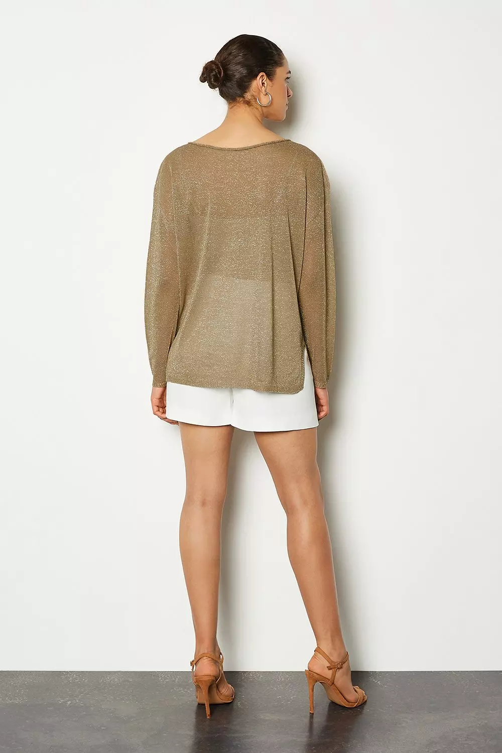 Fine Knit Sheer Sweater | Karen Millen