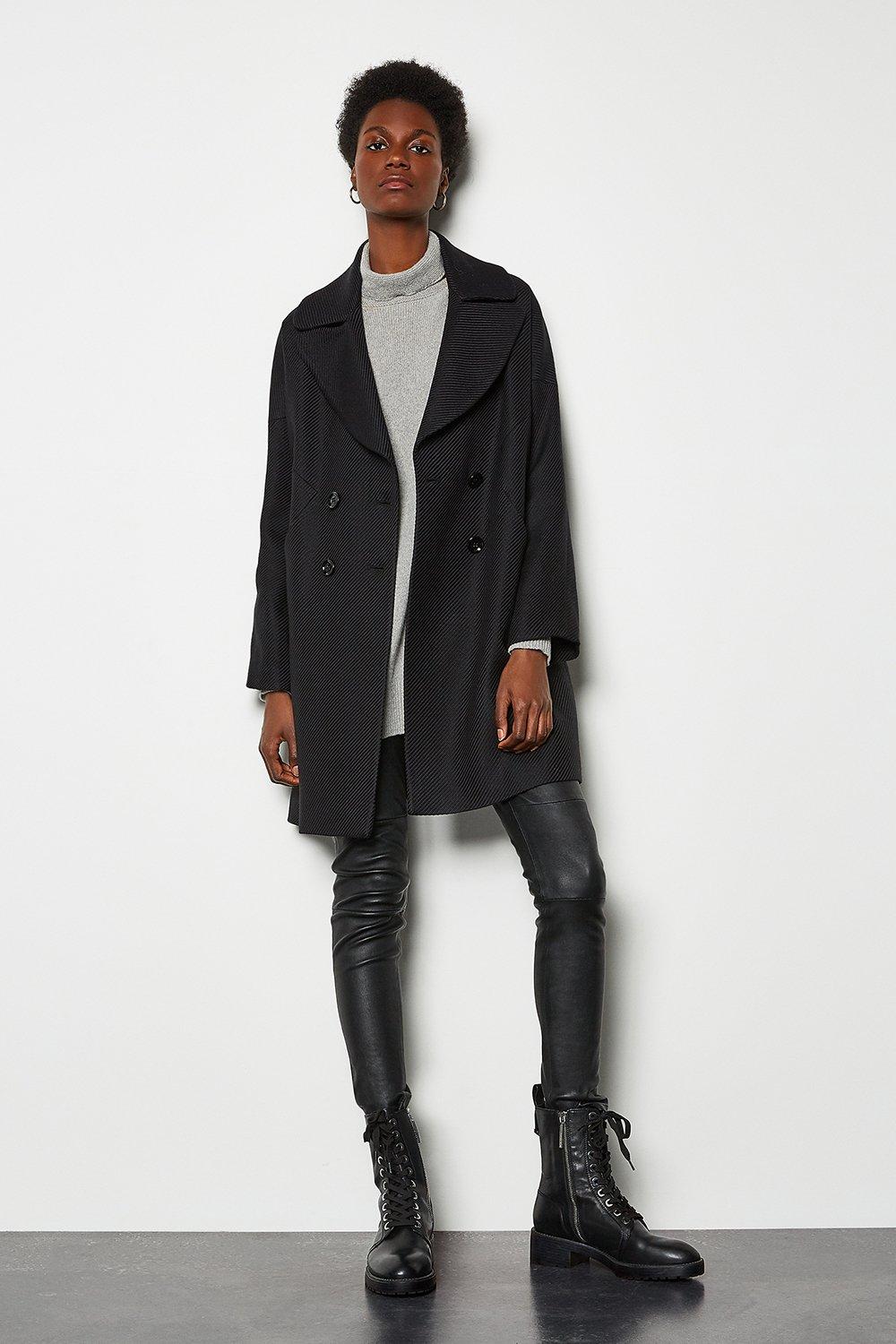 karen millen black coat