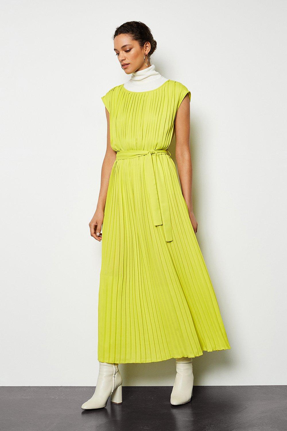 karen millen pleated midi dress