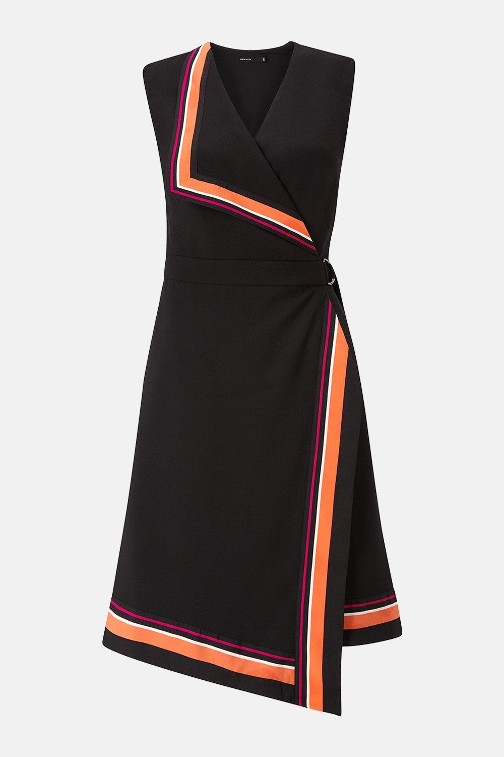 karen millen multi coloured dress