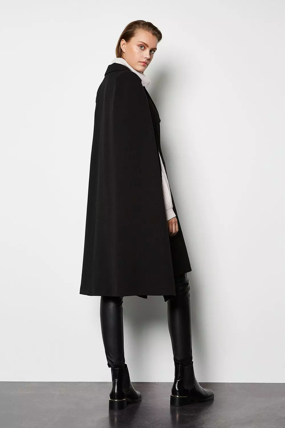 Tailored hot sale cape jacket