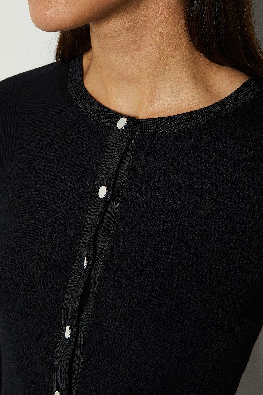 karen millen black cardigan