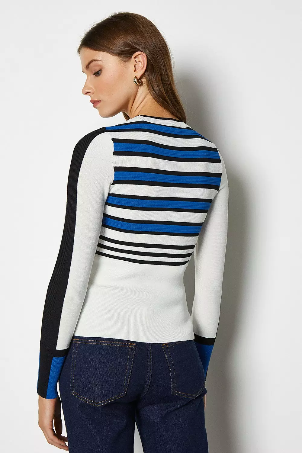 Bold Stripe Knit Sweater