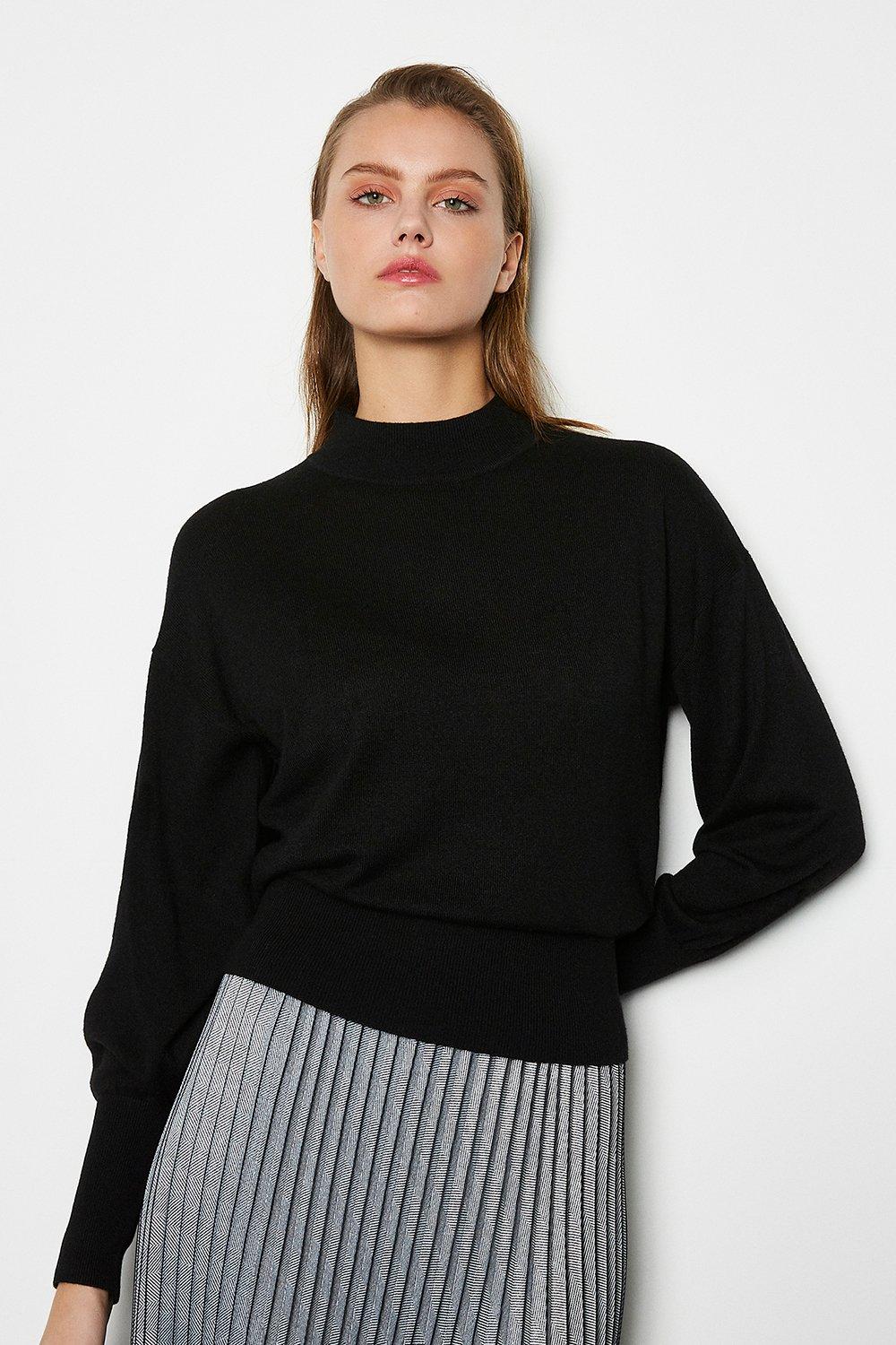 karen millen roll neck jumper dress