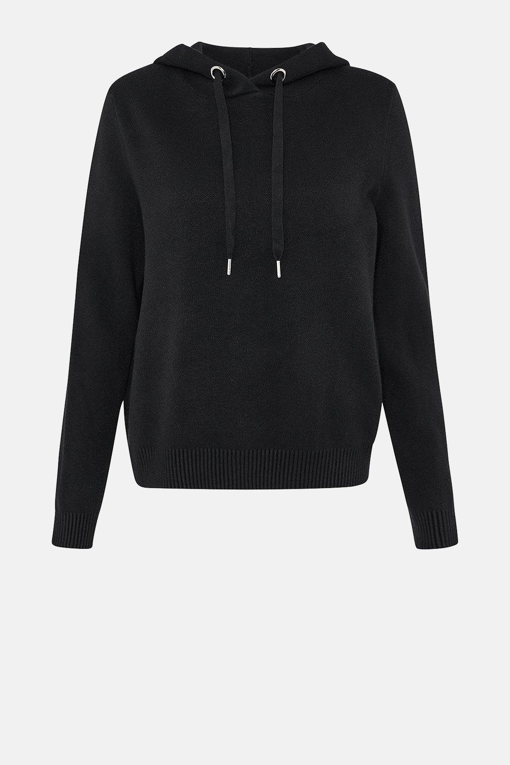 long hooded jumper