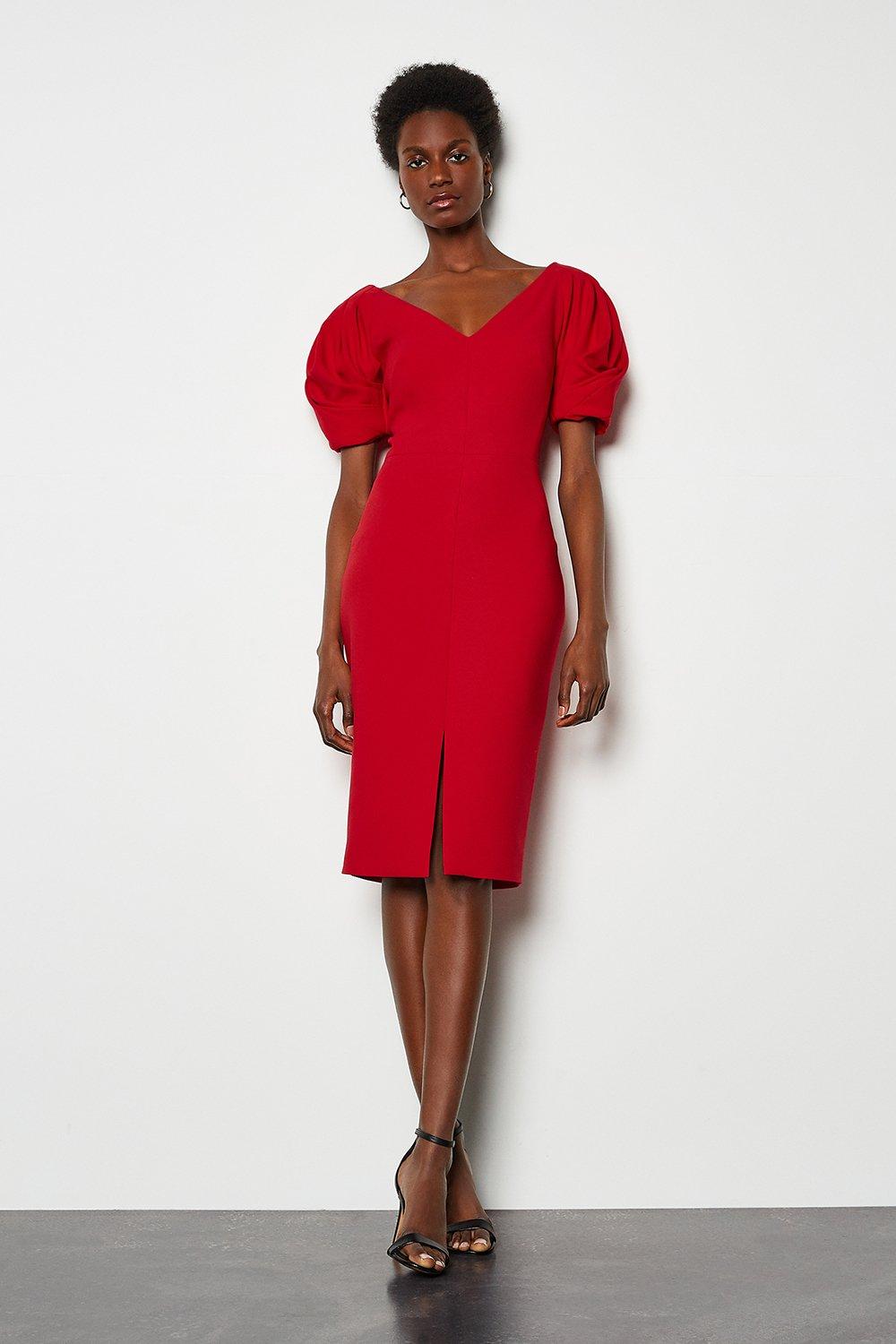 karen millen red dress