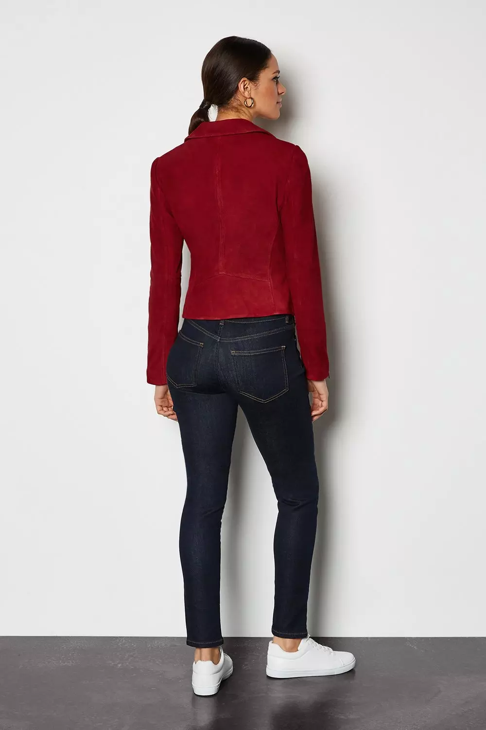 Karen millen suede biker cheap jacket