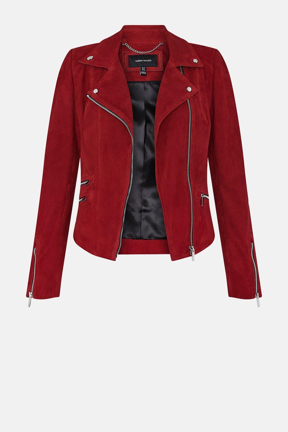 karen millen suede jacket