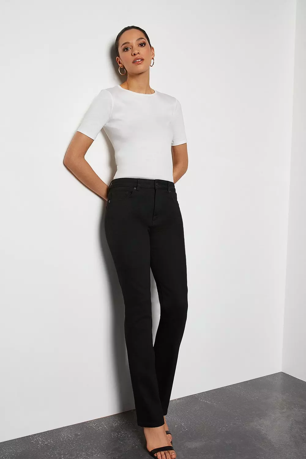 Fall into Perfection Black Kick Flare Pant