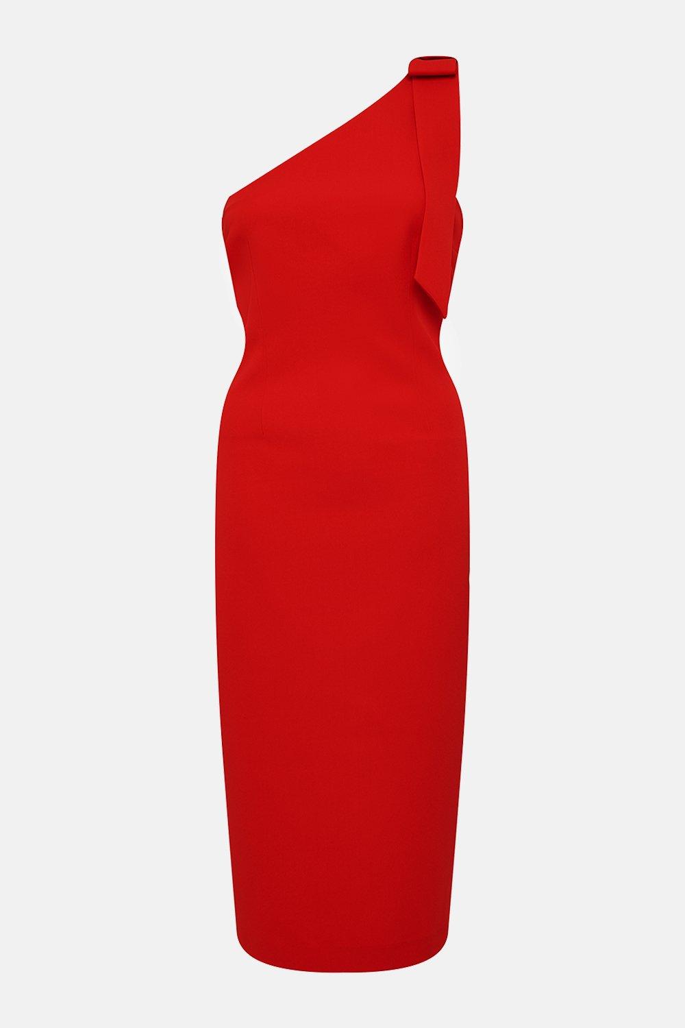 karen millen escaping bow dress