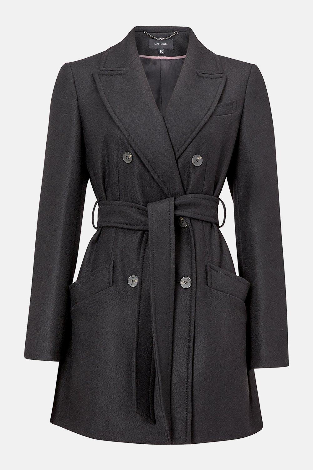 karen millen belted wrap dress