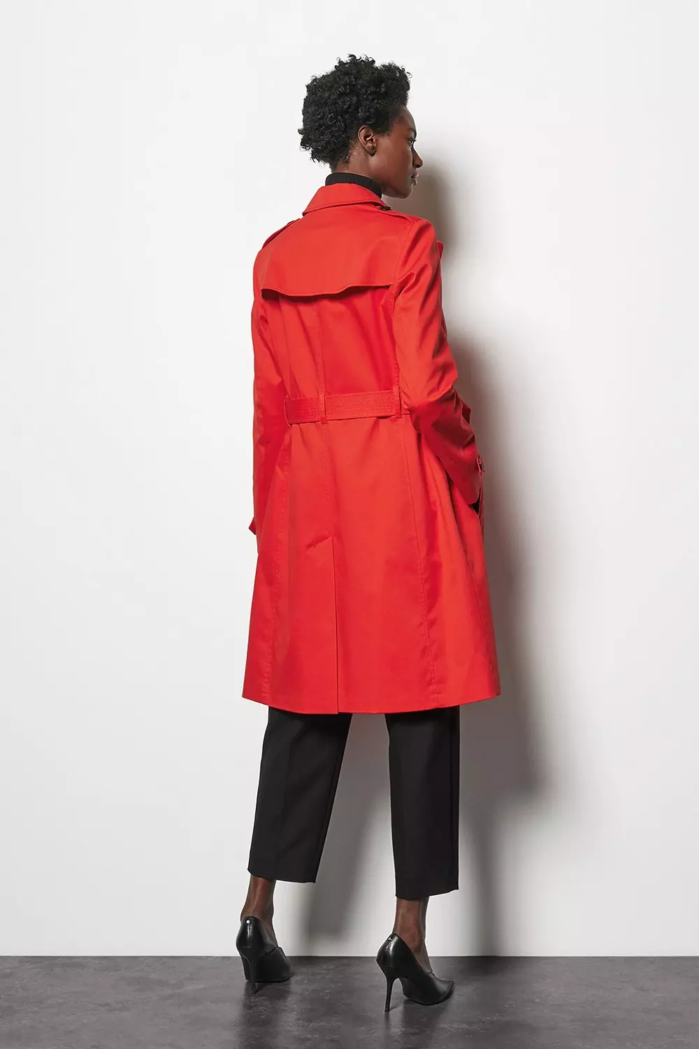 Red Trench Coat | Karen