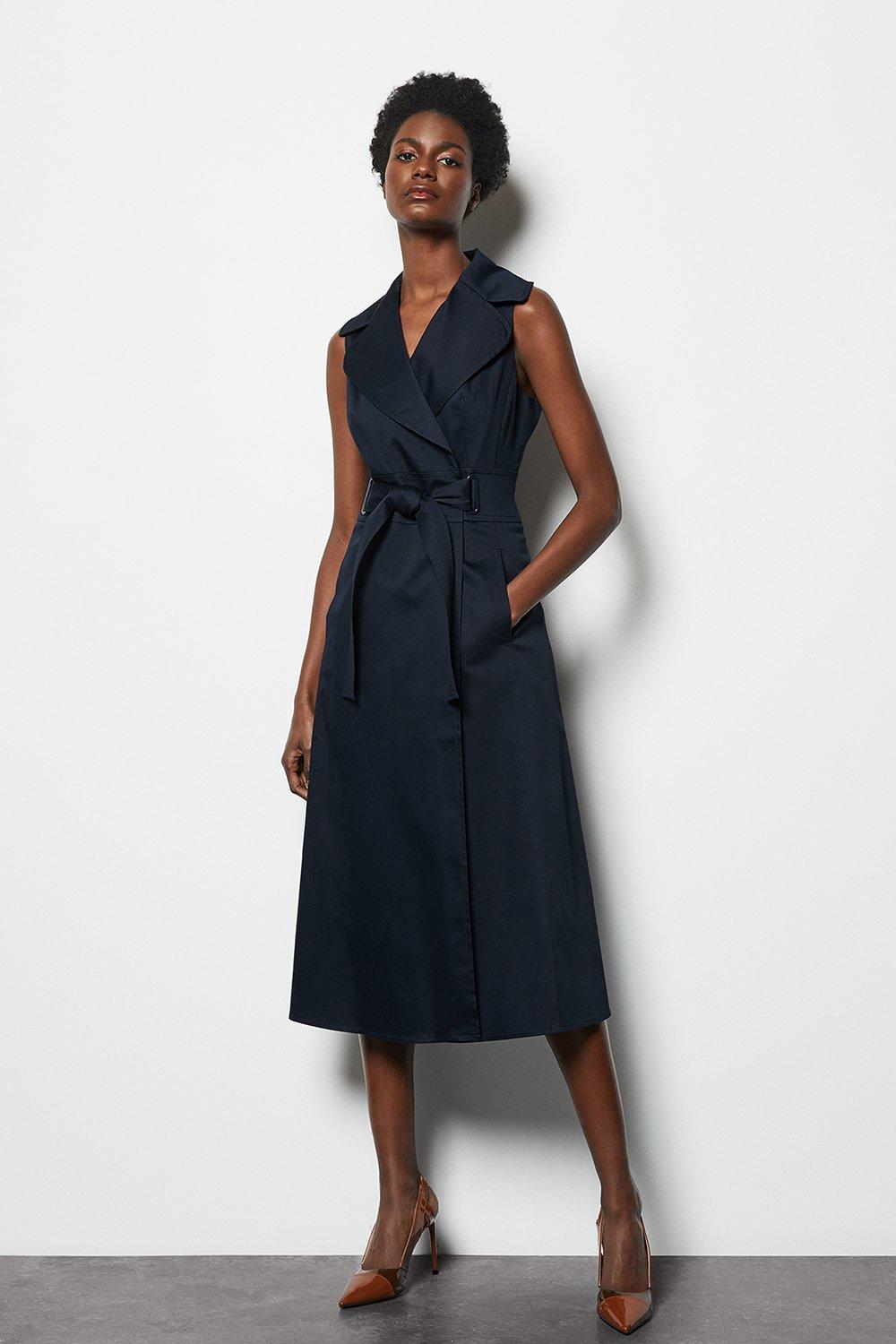 karen millen trench dress