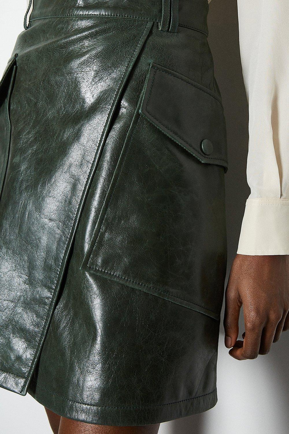 green utility skirt