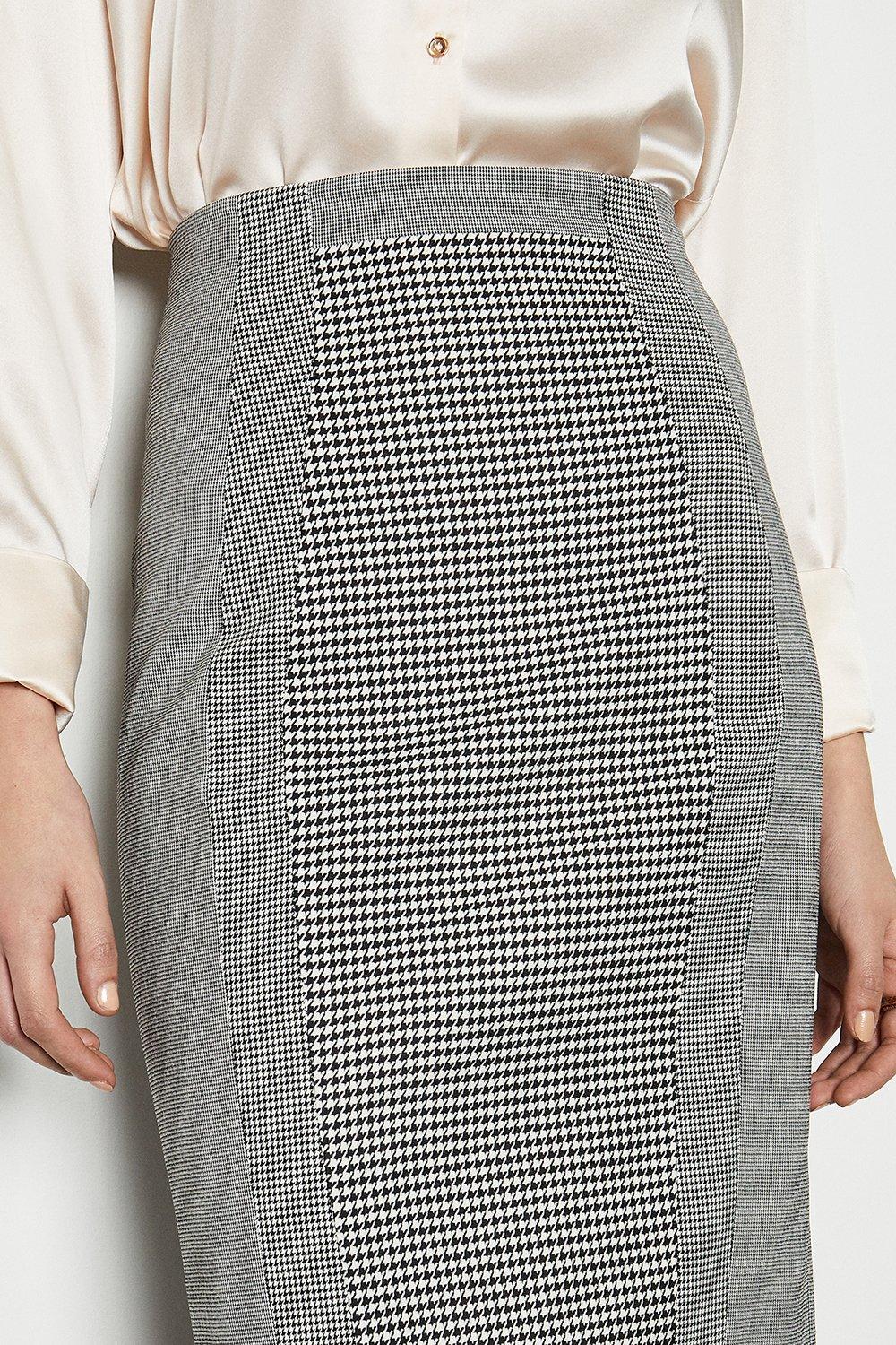 houndstooth skirt