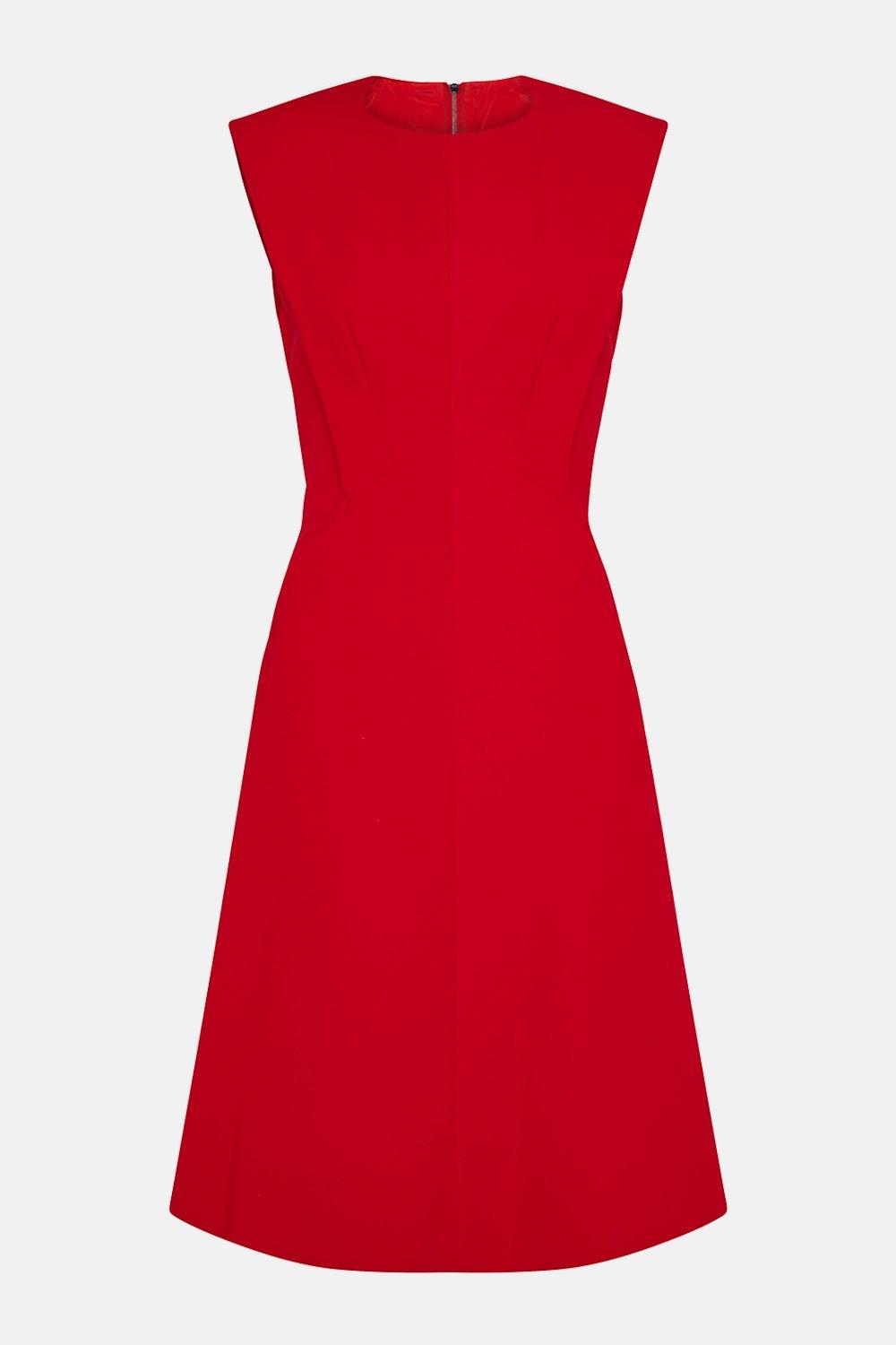 karen millen tailored belted dress