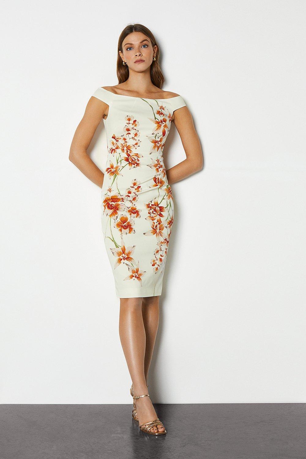 karen millen origami pencil dress