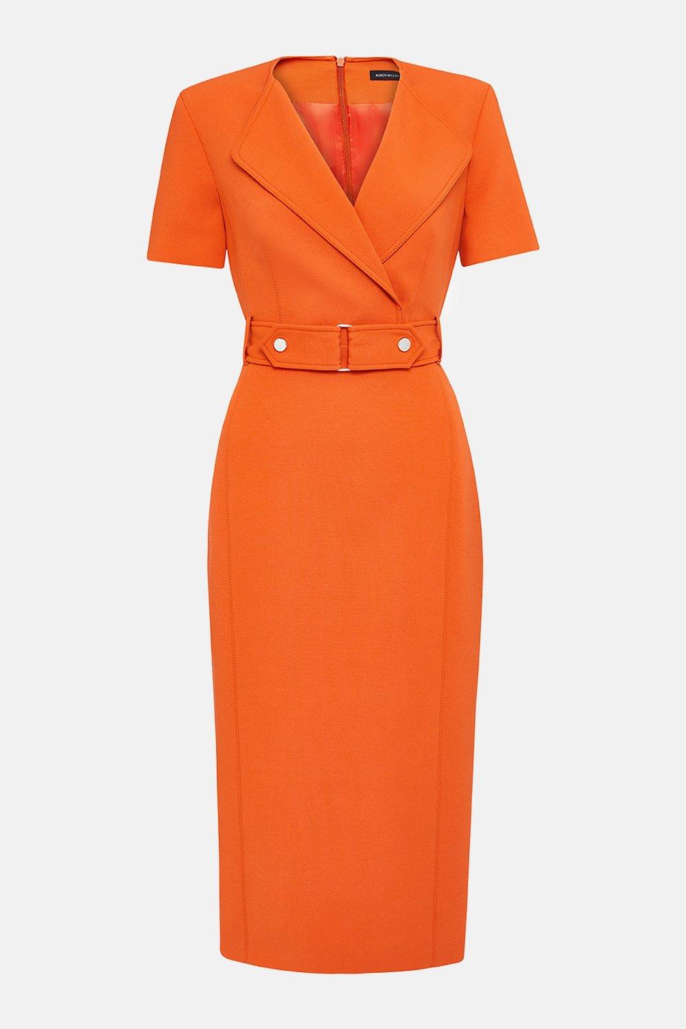 Cinch Detail Pencil Dress | Karen Millen