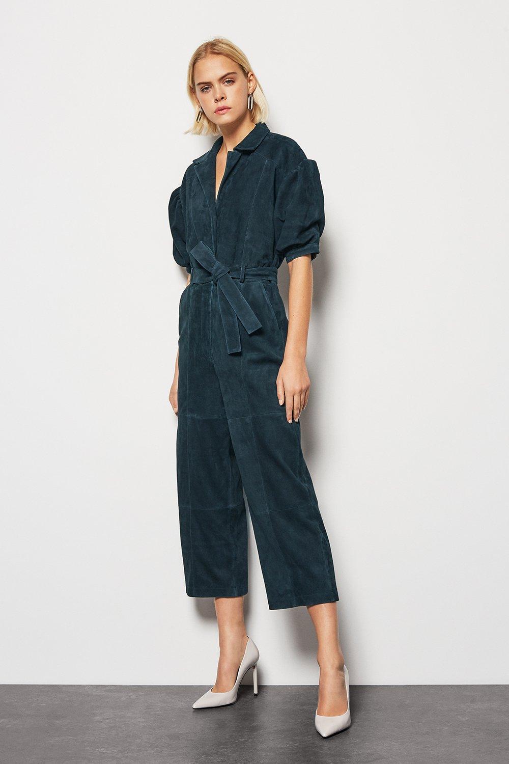 karen millen denim jumpsuit