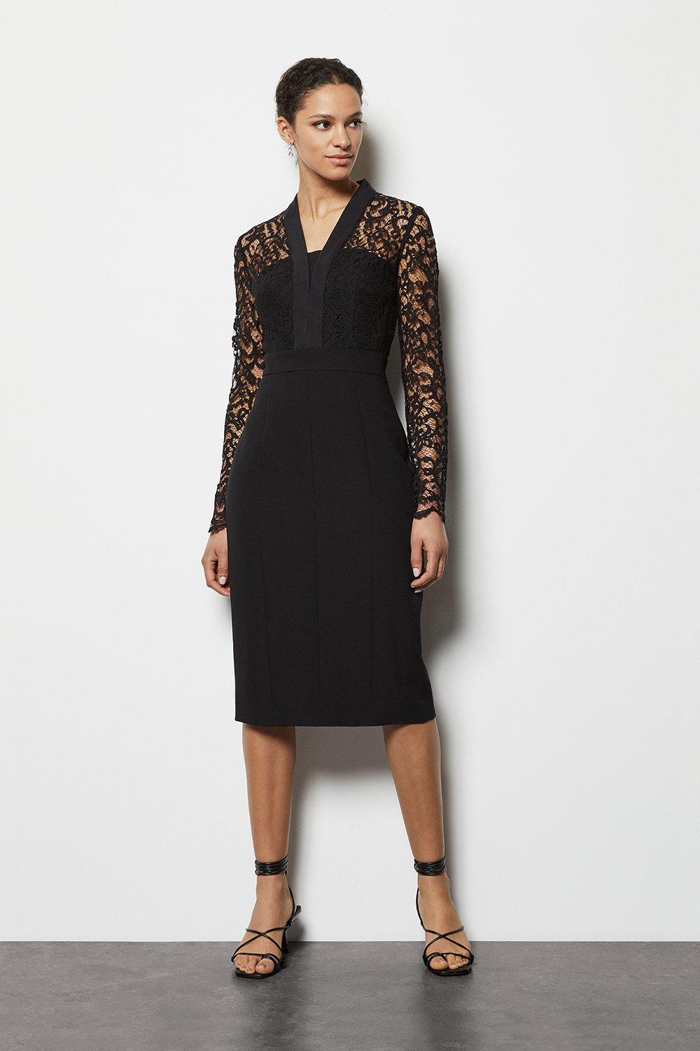 Karen Millen black Dress Lace
