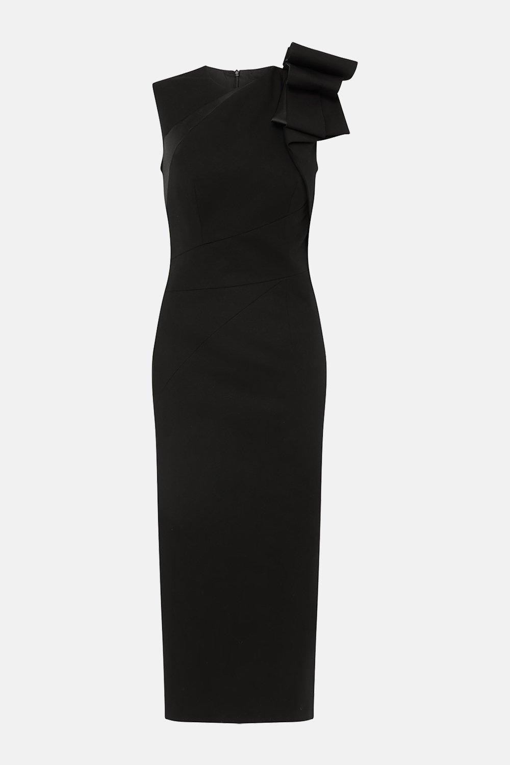 karen millen origami pencil dress