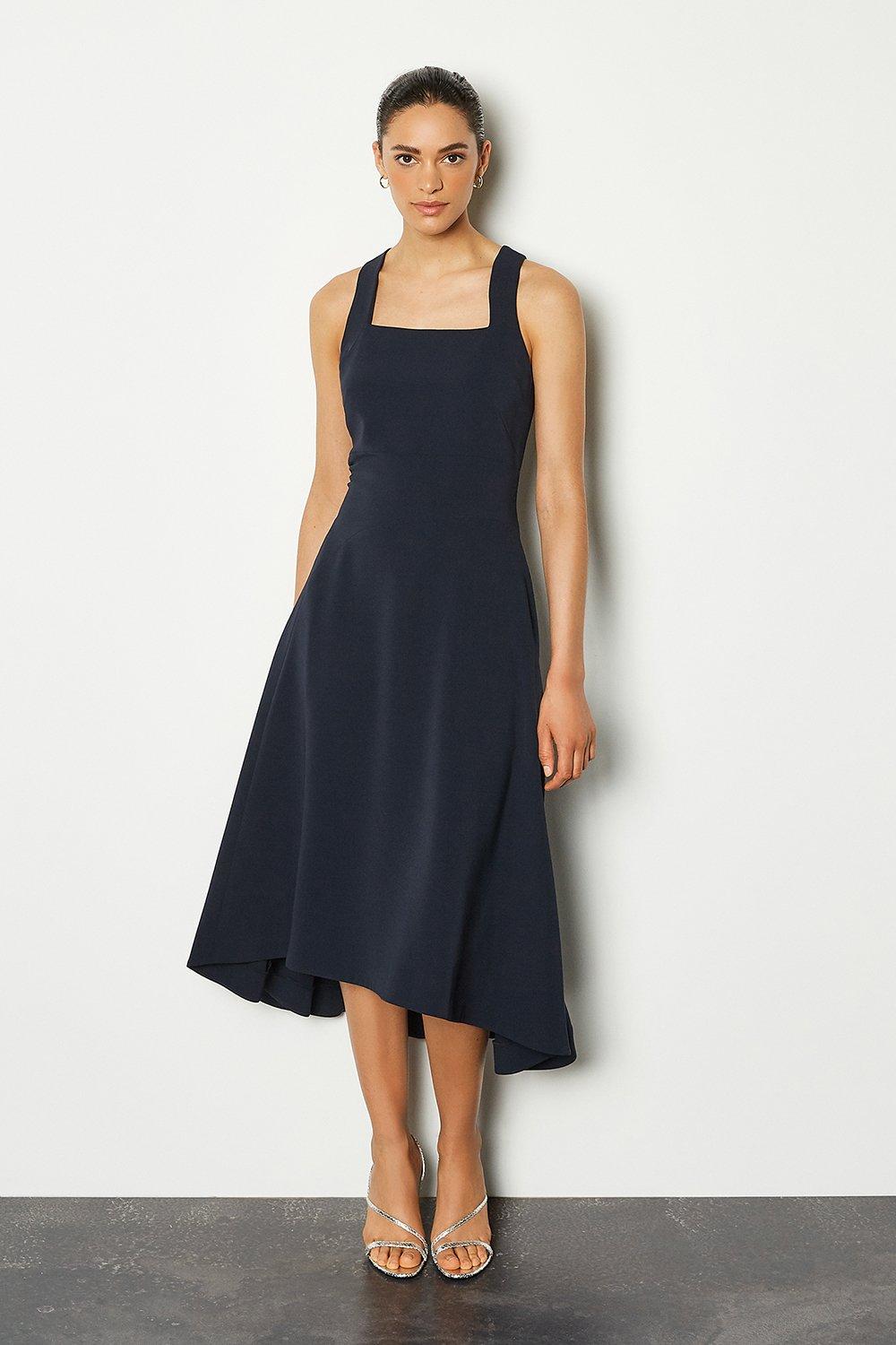 my michelle navy blue dress