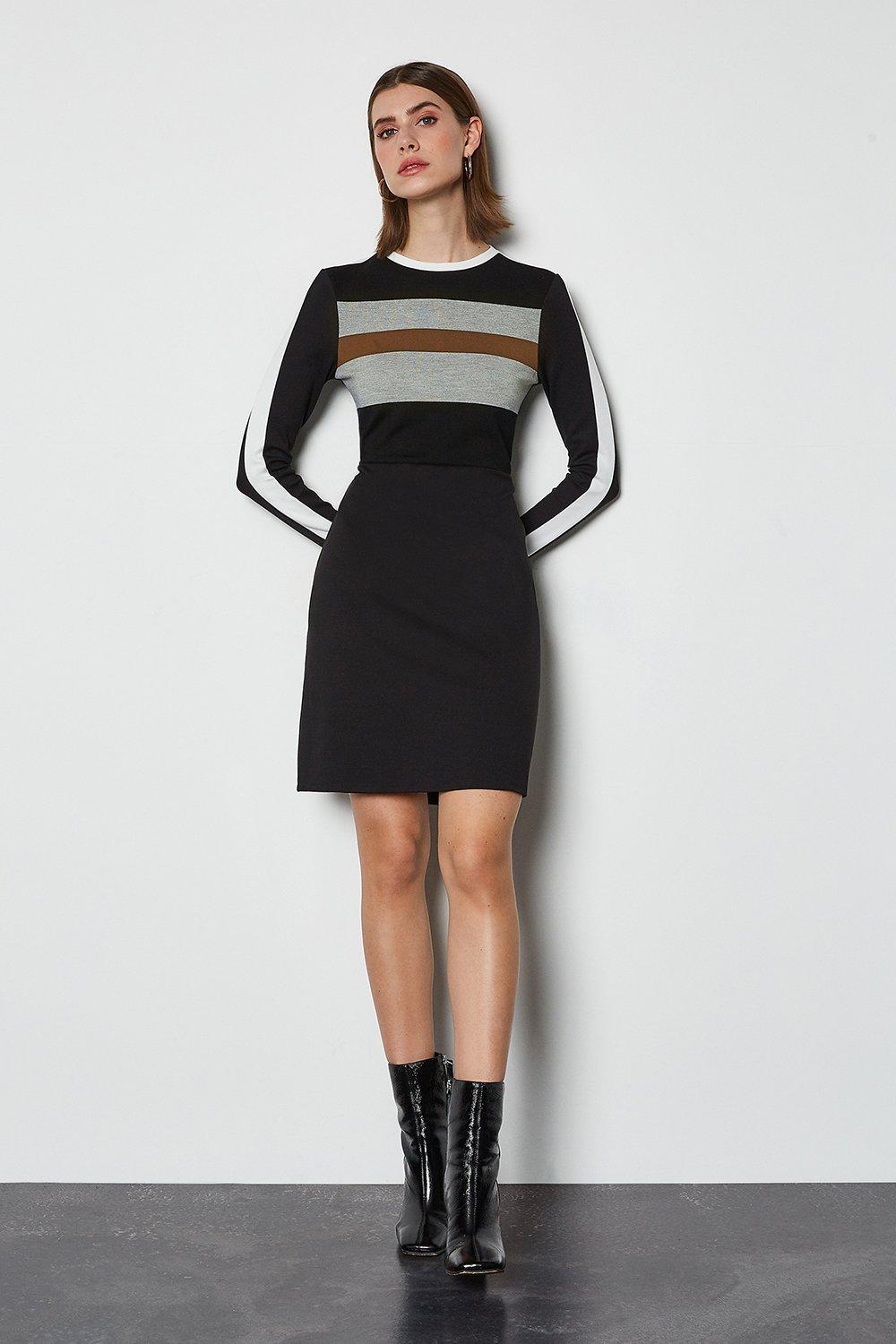 karen millen sporty bodycon dress