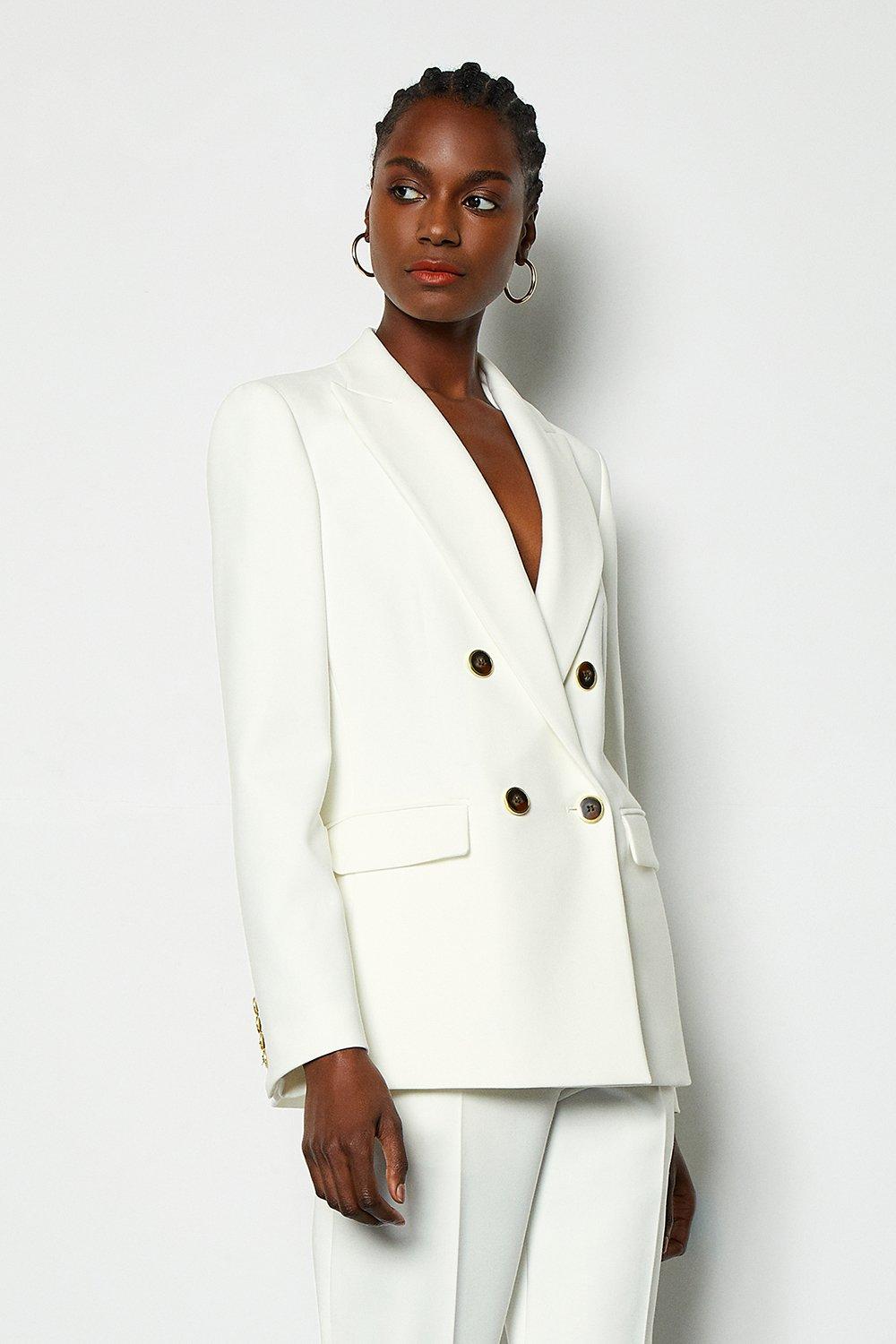 Tailored Double-Breasted Jacket | Karen Millen