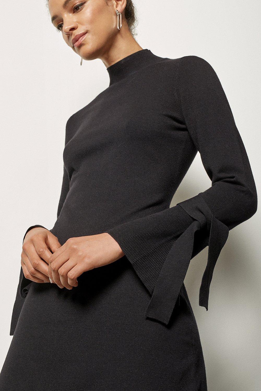 embellished cuff dress karen millen