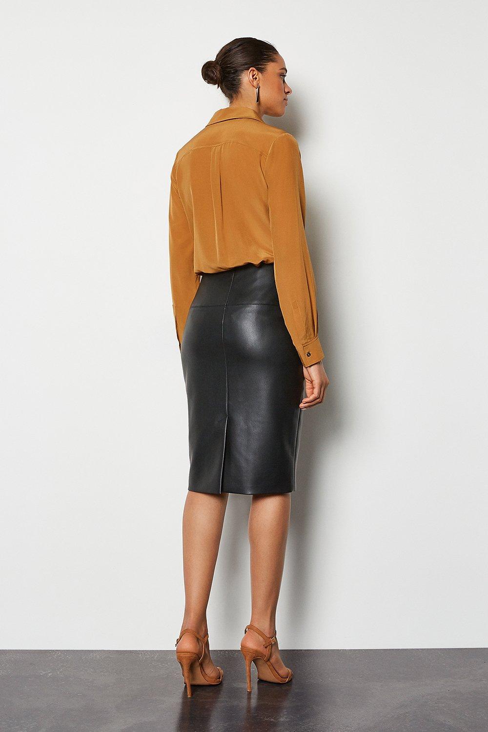 leather skirt karen millen