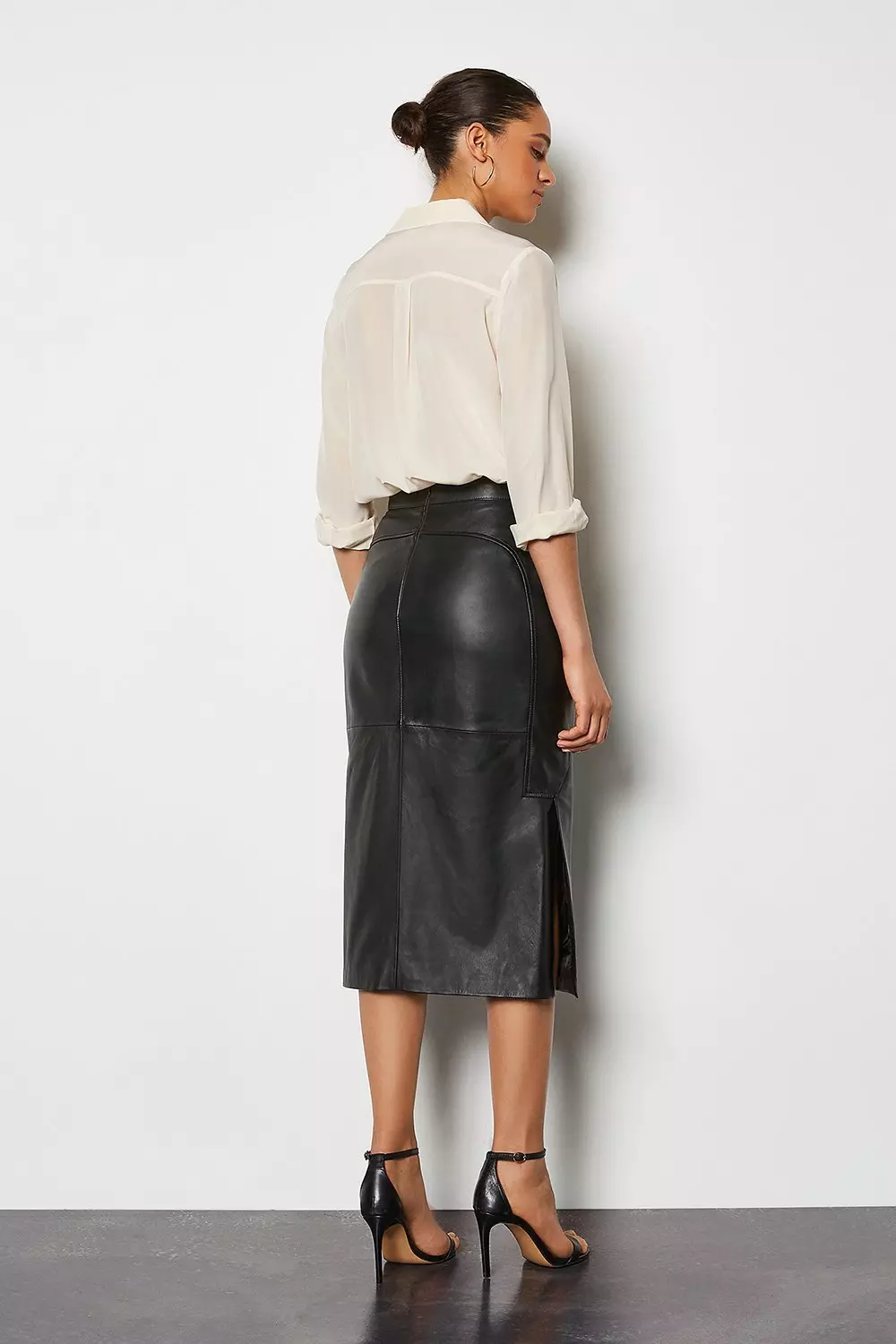 Leather pencil cheap skirt sale