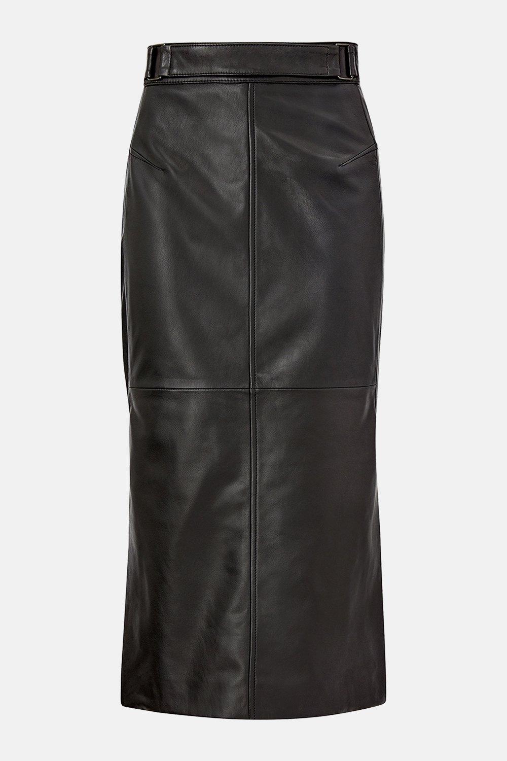 leather skirt karen millen