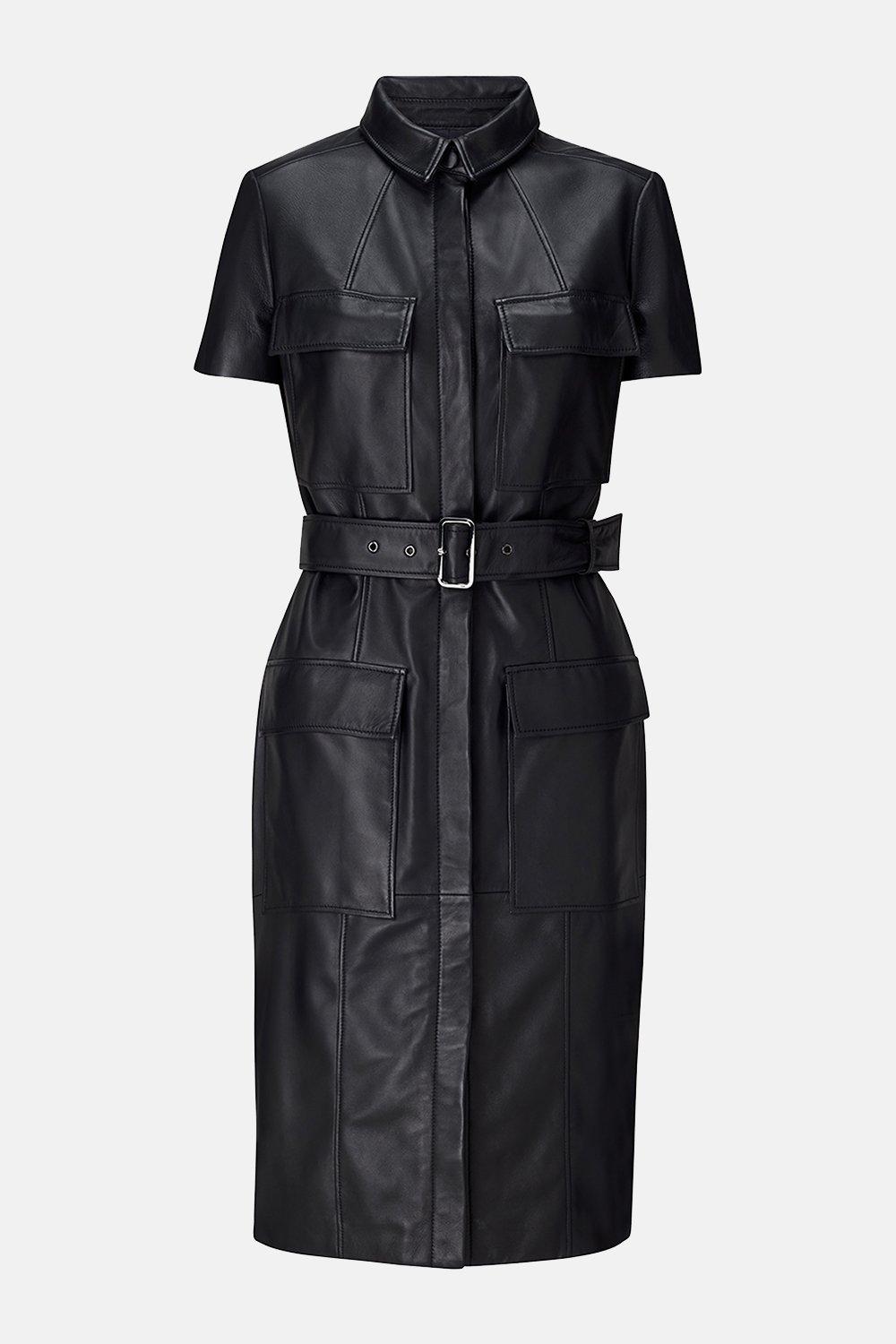 karen millen black utility dress