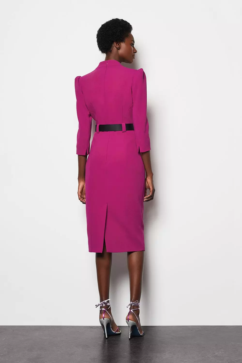 Forever Belted Midi Pencil Dress | Karen Millen