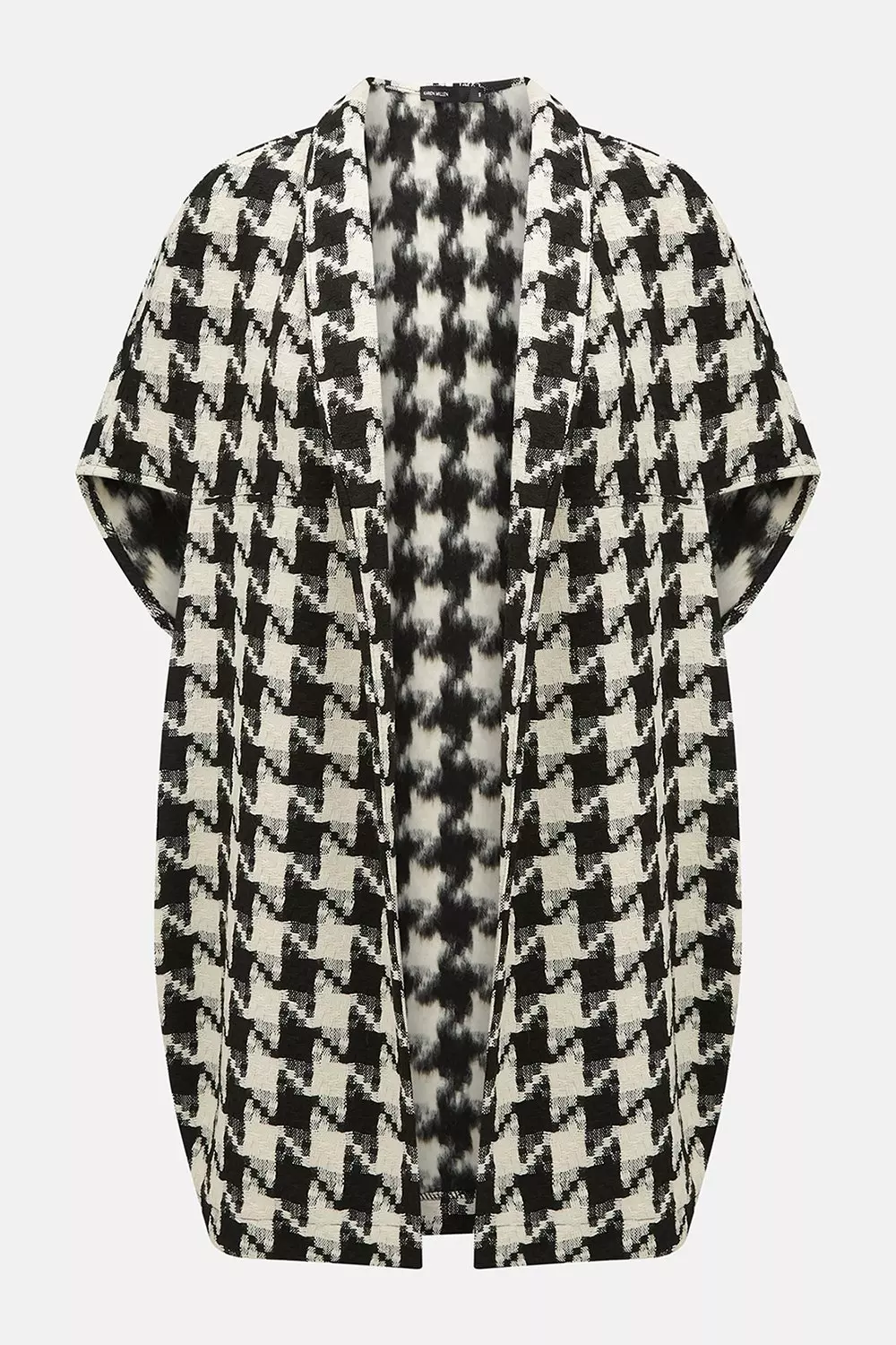 Houndstooth Print Cape | Karen Millen